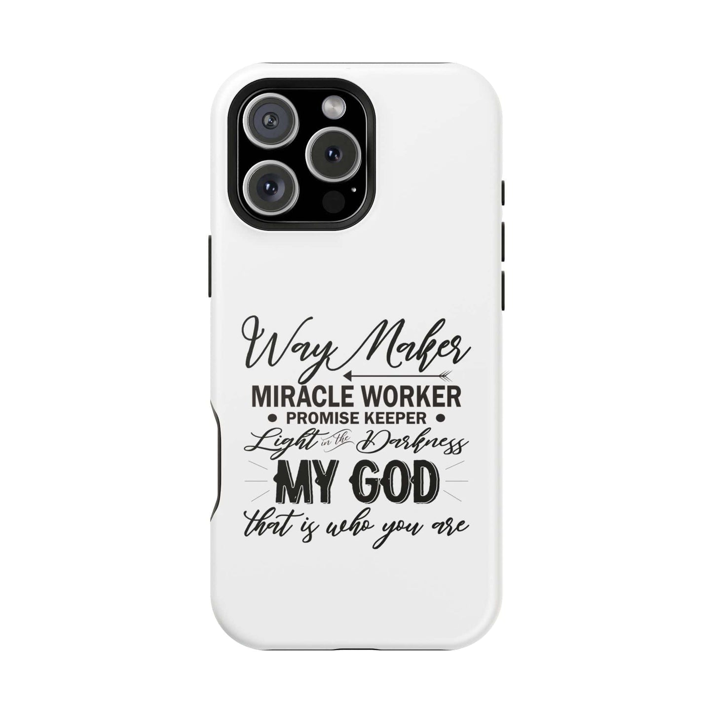 Promise Keeper, Way Maker | Magnetic Tough Cases | Motivational Bible 