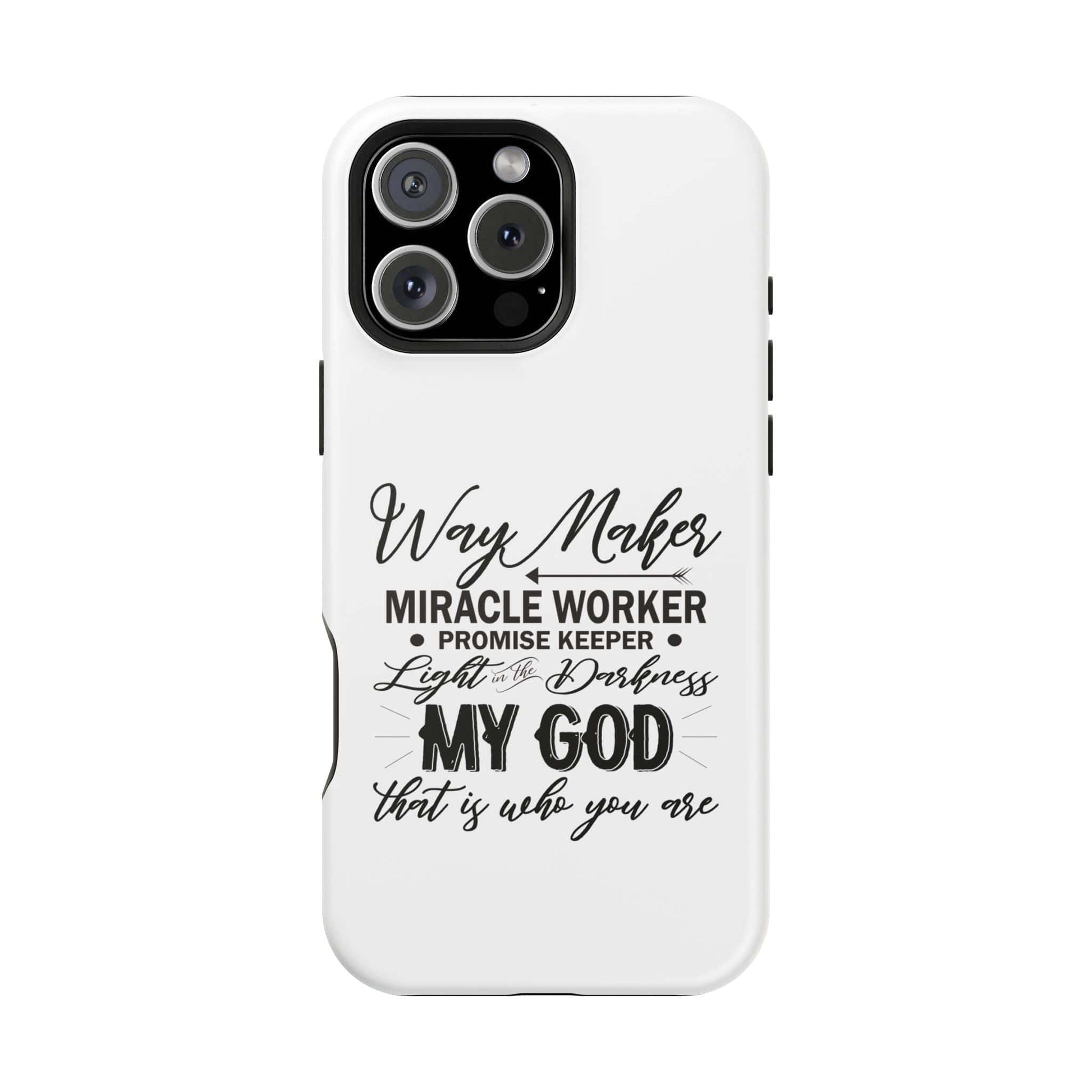 Promise Keeper, Way Maker | Magnetic Tough Cases | Motivational Bible 