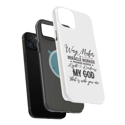 Promise Keeper, Way Maker | Magnetic Tough Cases | Motivational Bible 