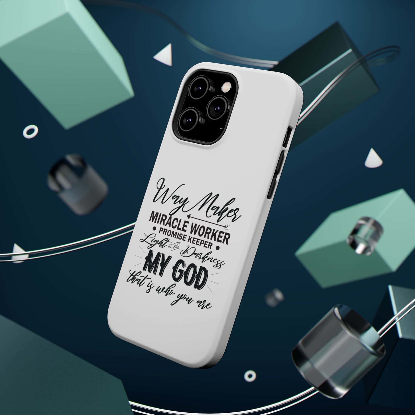 Promise Keeper, Way Maker | Magnetic Tough Cases | Motivational Bible 
