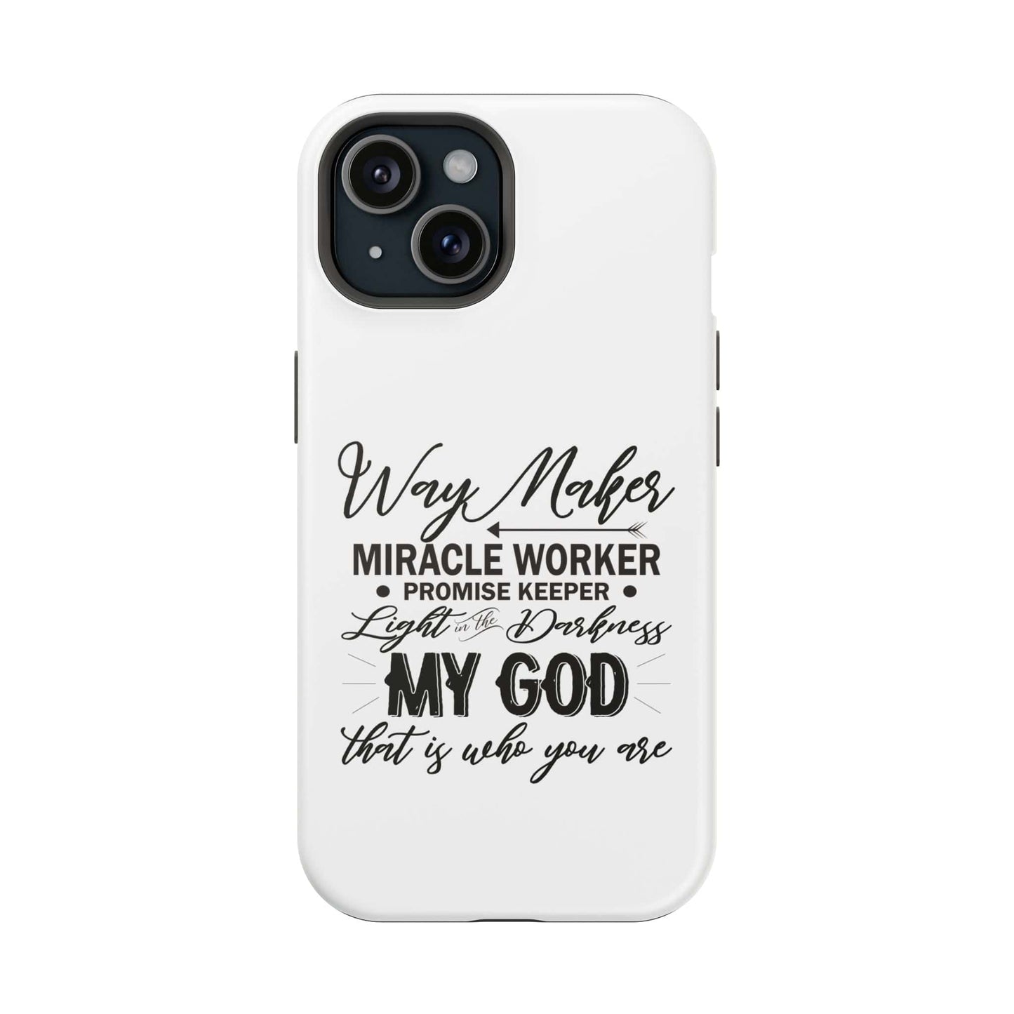 Promise Keeper, Way Maker | Magnetic Tough Cases | Motivational Bible 