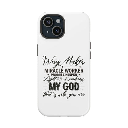 Promise Keeper, Way Maker | Magnetic Tough Cases | Motivational Bible 