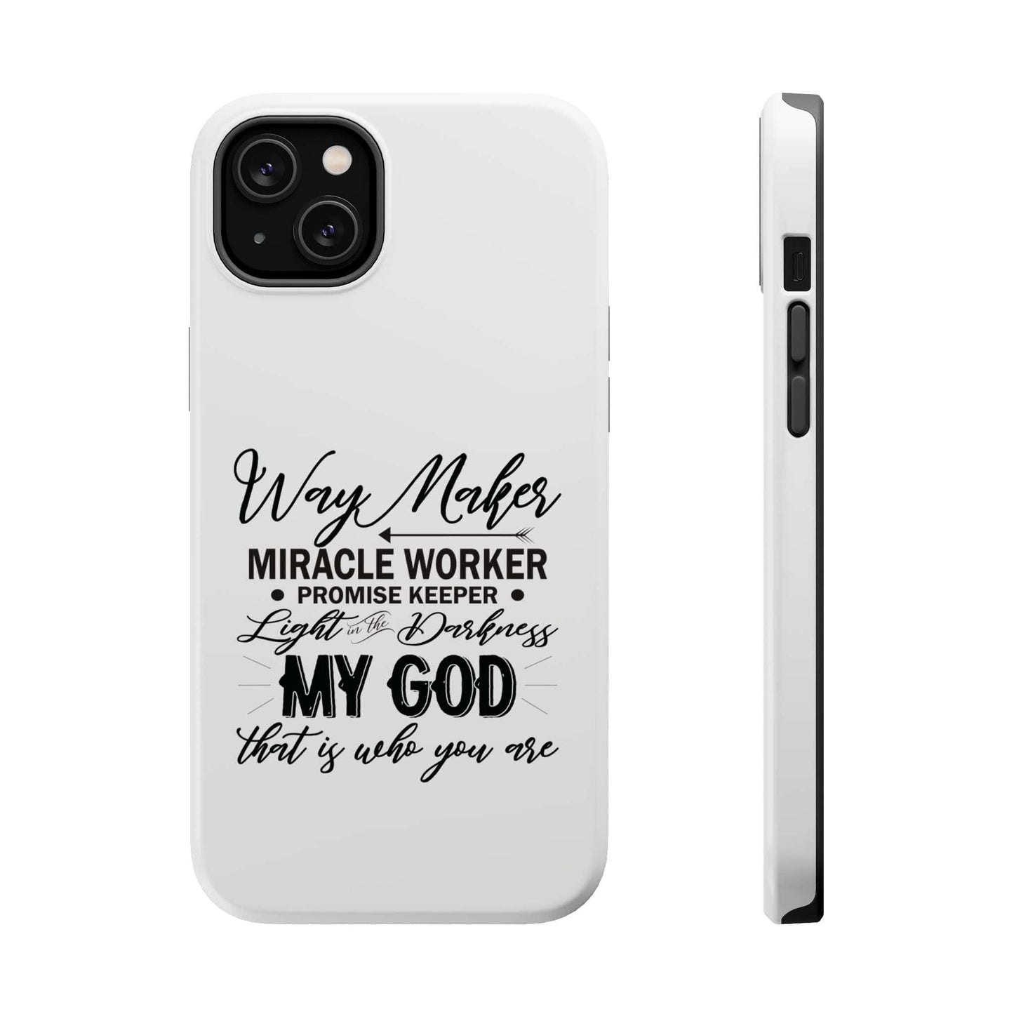 Promise Keeper, Way Maker | Magnetic Tough Cases | Motivational Bible 