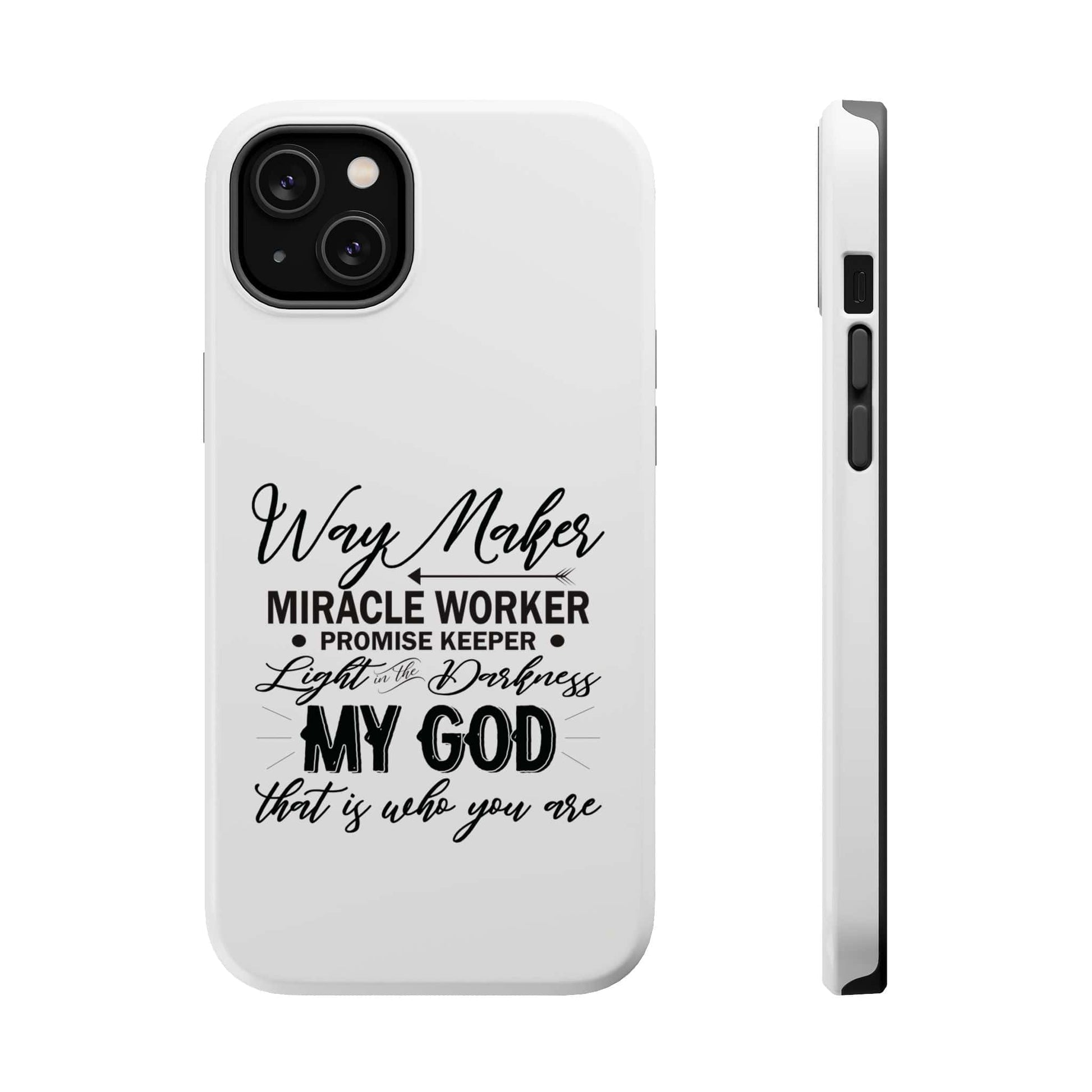 Promise Keeper, Way Maker | Magnetic Tough Cases | Motivational Bible 