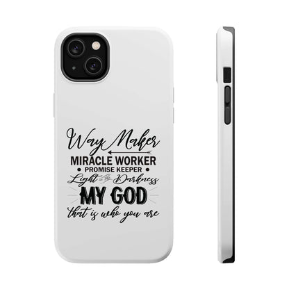 Promise Keeper, Way Maker | Magnetic Tough Cases | Motivational Bible 
