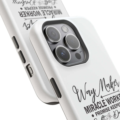 Promise Keeper, Way Maker | Magnetic Tough Cases | Motivational Bible 