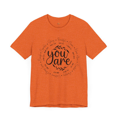 You Are Strong | Christian | Unisex Jersey Short Sleeve Tee
