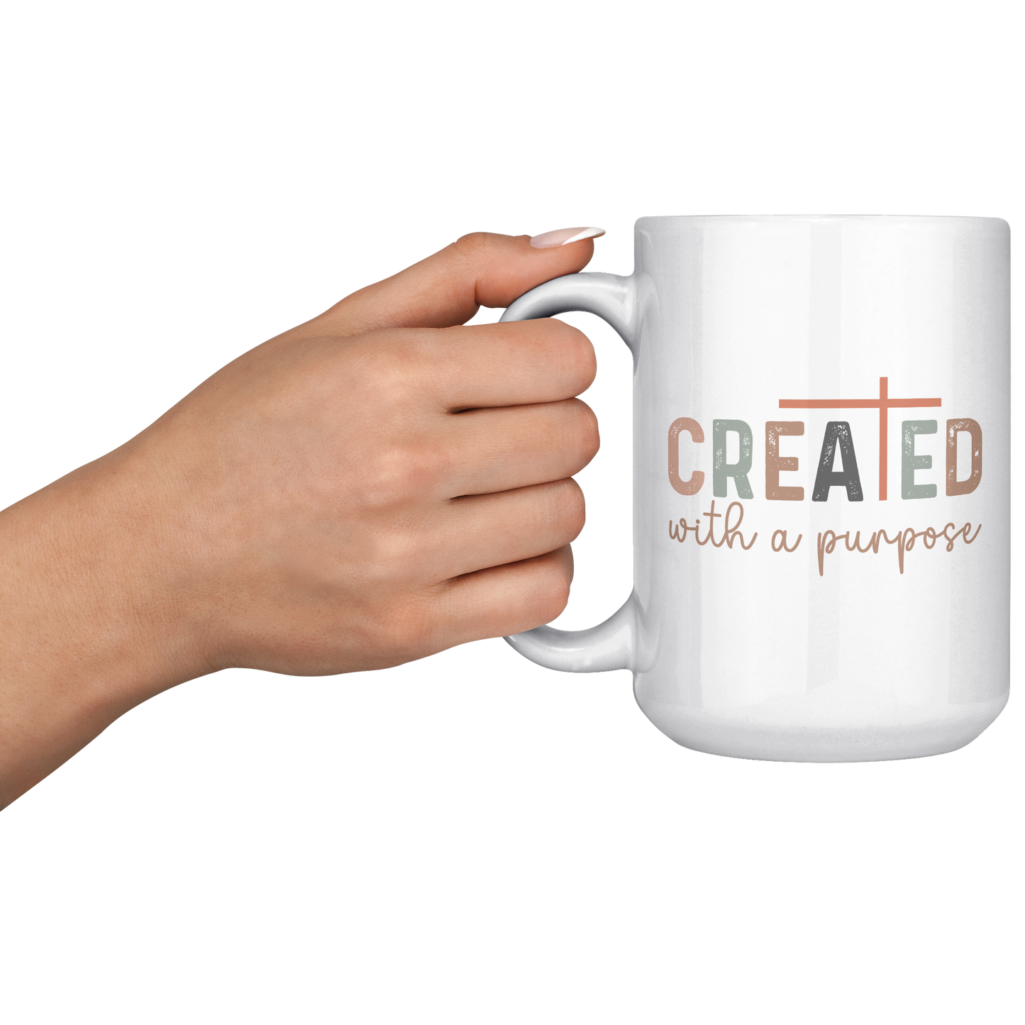Christian - "Inhale Faith, Exhale Fear" - Coffee Mug 15oz