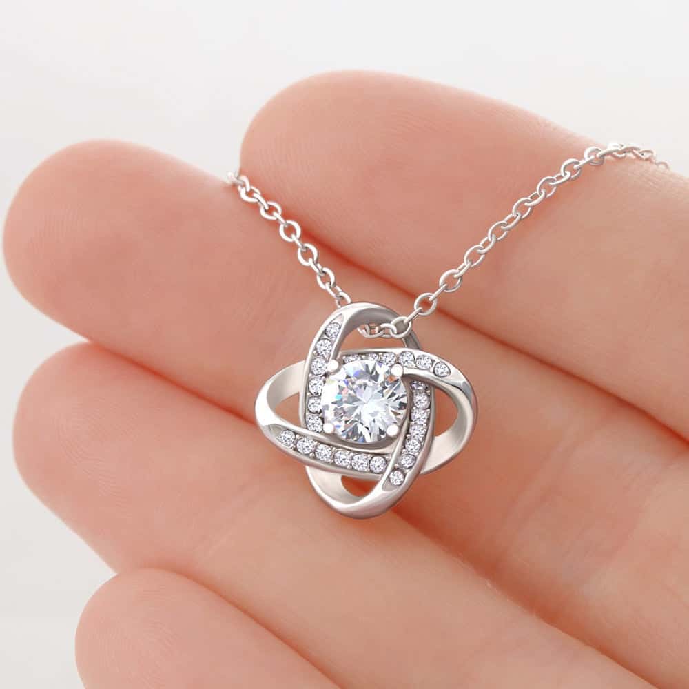 Mothers Day | Mom! Words are not enough | Love Knot Pendant