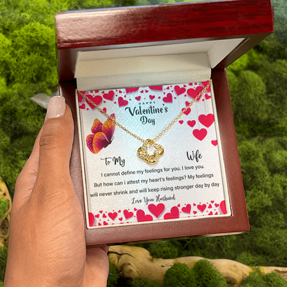 Valentines Day | To My Wife | Love Knot necklace