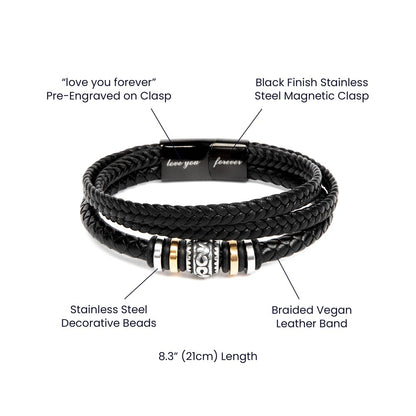To my Daddy - I Love You - Bracelet