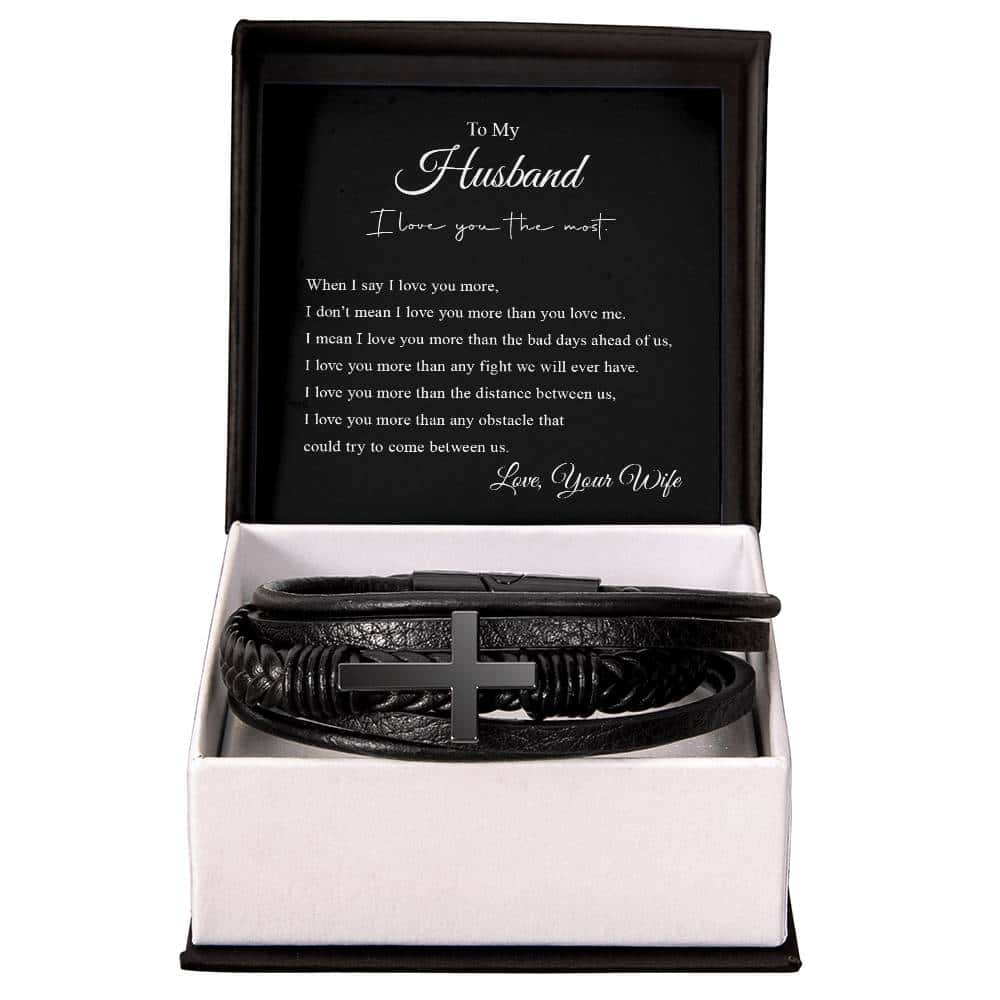 Cross Bracelet | To My Husband