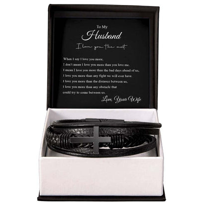Cross Bracelet | To My Husband