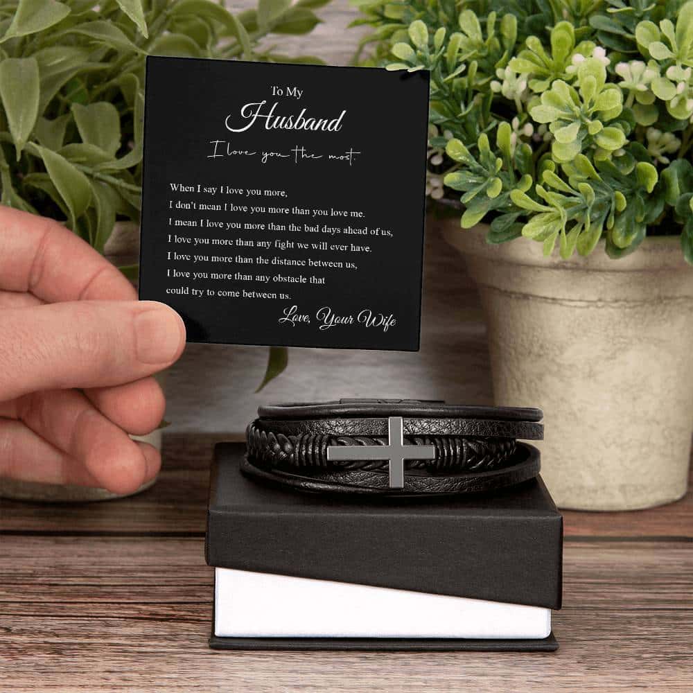 Cross Bracelet | To My Husband