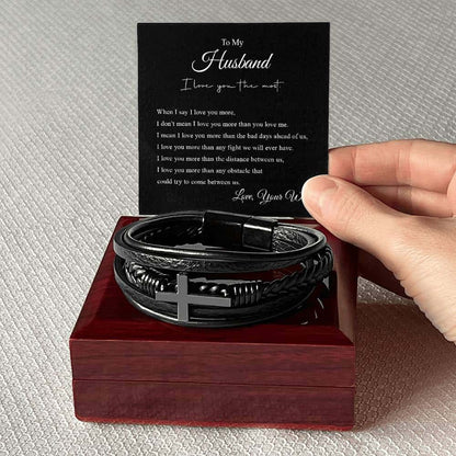 Cross Bracelet | To My Husband