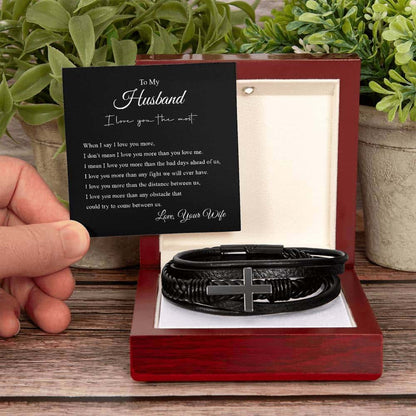 Cross Bracelet | To My Husband
